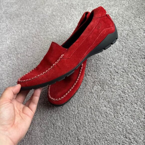 Ecco genuine suede leather loafers - Picture 5 of 6